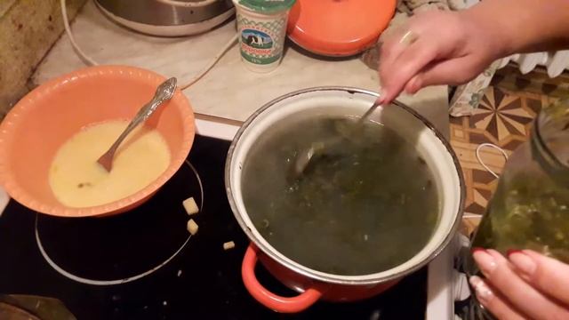 СУП ЩАВЕЛЬНЫЙ. ПРИГОТОВЛЕНИЕ ИЗ КОНСЕРВИРОВАННОГО ЩАВЕЛЯ.