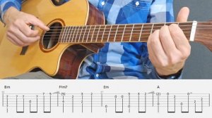 Words Don't Come Easy - F.R. David - Fingerstyle Guitar Tutorial Tabs and Chords