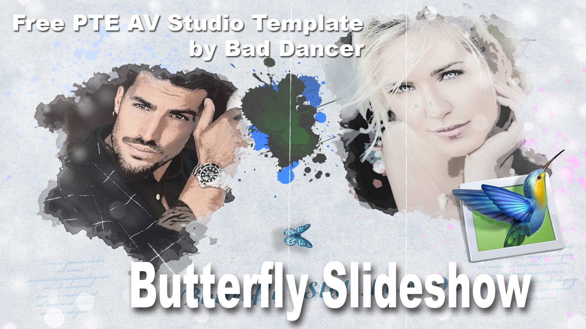 Free PTE AV Studio Pro project - Butterfly Slideshow ID 03092024