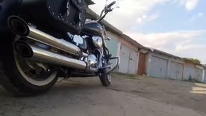 Прямоток для “Suzuki Boulevard c50 800cc” Ручная работа, НЕРЖАВЕЙКА