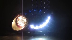 W209/C209/A209 2003-2009 Projector LED R8Look HEADLIGHT Black for Mercedes Benz