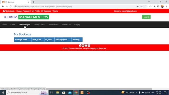 Tourism management system using PHP and MySQL Projects with SOURCE CODE смотреть онлайн