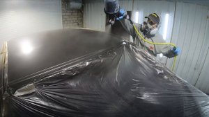 Покраска крыши KIA CERATO и замена лобового стекла