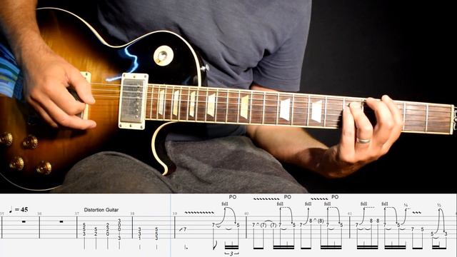 Guns n roses - Don´t Cry solo lesson with tabs смотреть онлайн