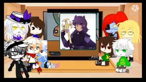 Реакция undertale на (13 карт в гаче клубе)