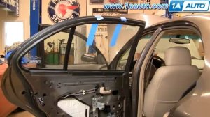 How to Replace Window Regulator 98-02 Oldsmobile Intrigue