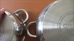 Не бойтесь покупать лёгкие, бюджетные кастрюли из нержавейки.
