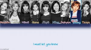 TWICE (트와이스) - SIGNAL [HAN|ROM|ENG Color Coded Lyrics]