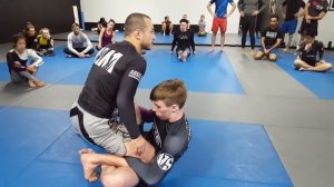 Winning the inside space from shin to shin  Part 1 (Lachlan Giles)