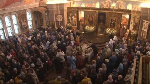 БОЖЕСТВЕННАЯ ЛИТУРГИЯ. ПОХВАЛА БОГОРОДИЦЕ. СОБОРОВАНИЕ. Трансляция. 9 апреля 2022 (суббота), 7:40