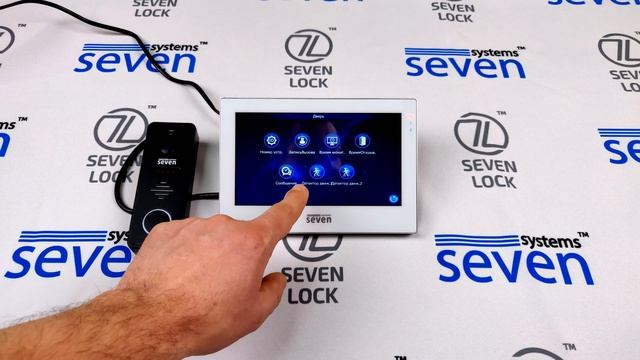 Огляд домофону SEVEN DP-7577 FHDT смотреть онлайн