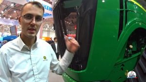 Выставка "ЮгАгро-2018" Часть 6: трактор John Deere 9570RX и комбайн John Deere S700.