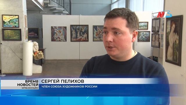 В Волгограде открылся весенний вернисаж творческих работ местных художников