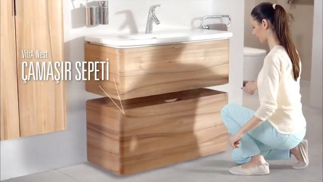 Дизайн ванной комнаты с сантехникой Vitra NEST смотреть онлайн