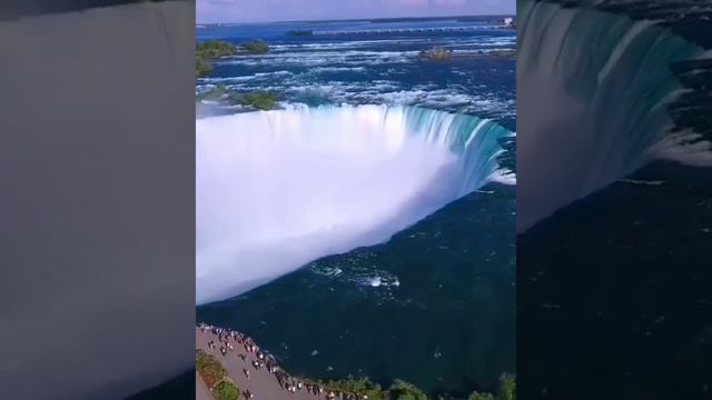 Ниагарский водопад на границе Америки и Канады, между штатом Нью-Йорк и провинцией Онтарио смотреть онлайн