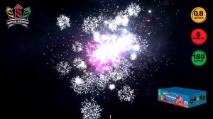 SB107 Батарея салютов "Суперовый" 0,8х180 залпов