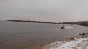 3s-ge mt  в водометном катере, водомет Кинель-180. Первый выезд.