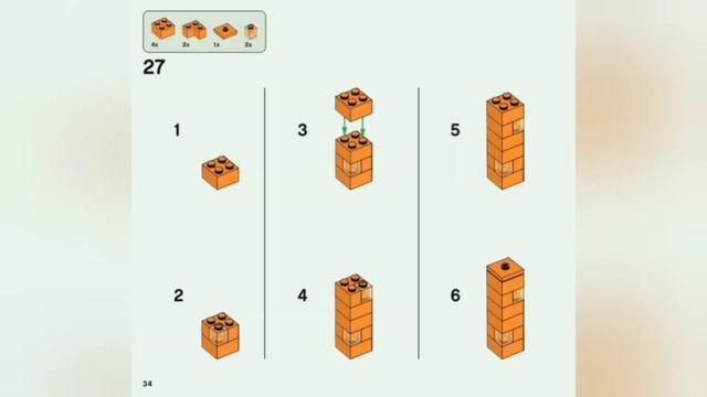 lego minecraft 21168 Искажённый лес Инструкция