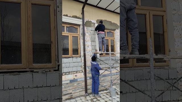 Гибкий камень, фасад учун абой. Янги обект, янги сезон бошланди. смотреть онлайн