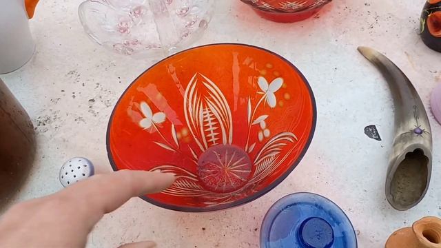 БАРАХОЛКА. ВИНТАЖНЫЕ ВАЗОЧКИ - ФАРФОР, ЦВЕТНОЕ СТЕКЛО, КЕРАМИКА #барахолкакиев #ваза #vase #vintage