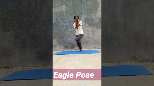 Eagle Pose | Garudasana | Balancing Poses | Benefits |  | Yoga and Fitness With Shiva #shorts