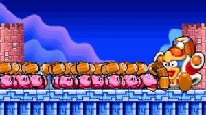 Kirby's Dream Land but With 100 Kirbys