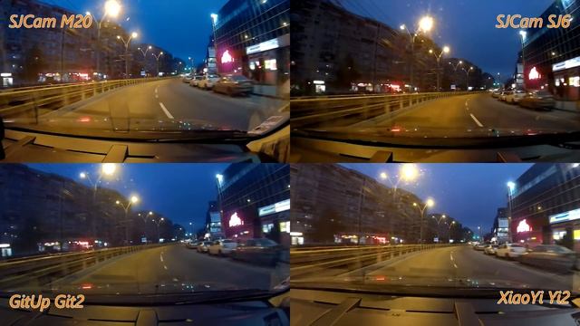 GitUp Git2 vs SJCam SJ6 Legend vs SJCam M20 vs XiaoYi Yi2 смотреть онлайн