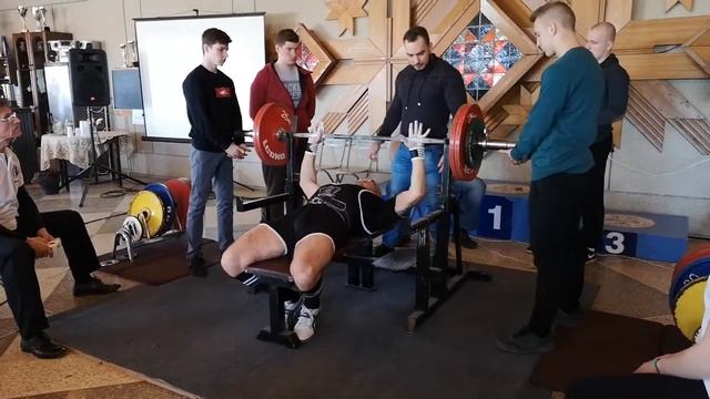 12 Игорь Оптимистов Троеборье Жим 1 подход смотреть онлайн