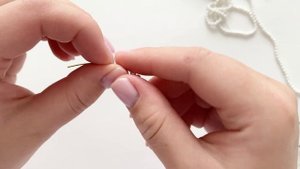 простой чокер колье на тросике