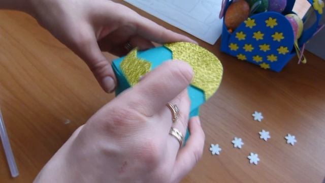 DIY/ПАСХАЛЬНАЯ КОРЗИНКА ИЗ ФОАМИРАНА СВОИМИ РУКАМИ/ОЧЕНЬ ЛЕГКО