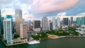 Майами, Флорида. Волшебный город Видео с Дрона 12K Video ULTRA HD HDR 120 FPS