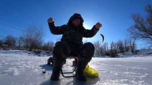 Рыбалка на новом месте. Ловля окунь и жерлицы. Зима 2024г.