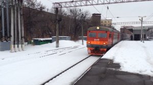 "ЭР2К-1150" прибывает на "Москва-Товарная"