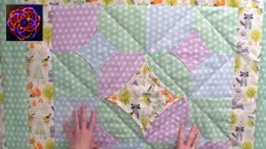 ?Лоскутное одеяло из блока 10 минут ПРОСТО и ЯРКО [Что получилось из весового лоскута]