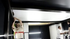 Montaggio Barrisol Sala Home Cinema Elysium Busto Arsizio (VA) Fase 2