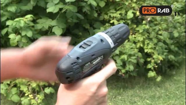 Аккумуляторная дрель-шуруповерт Прораб 1722 K2 - смотреть видео онлайн ...