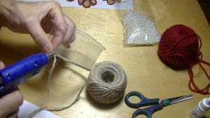 КОРЗИНКА ИЗ ЖГУТА С ЦВЕТАМИ МАСТЕР КЛАСС)))ПОДЕЛКИ СВОИМИ РУКАМИ)))