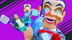 Попались в игру ЖУТКОЙ КУКЛЫ Билли!! Кто же выберется из нее??!