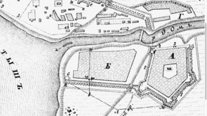 Оборонительные сооружения Омской крепости середины 18 века