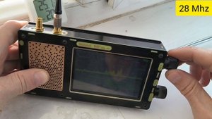 Malahit DSP sdr V3. Приём на штатную антенну.