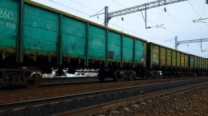 Грузовые поезда на Транссибе. Freight trains on the Trans–Siberian Railway (часть 3)
