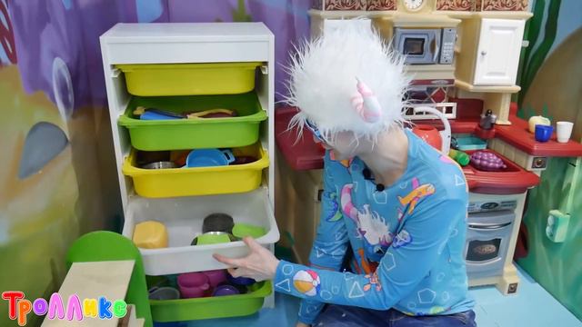 Овощи и Фрукты для детей -  Развивающие Мультики для самых маленьких - ТроЛЛикс Учимся и Играем