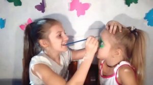 Красивый цветной Фейс Арт/ аквагрим макияж "клоун"