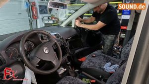 Einbau Autoradio Sony im VW Touran XAV-AX5650 Android Auto Apple CarPlay - FX Custom My thing