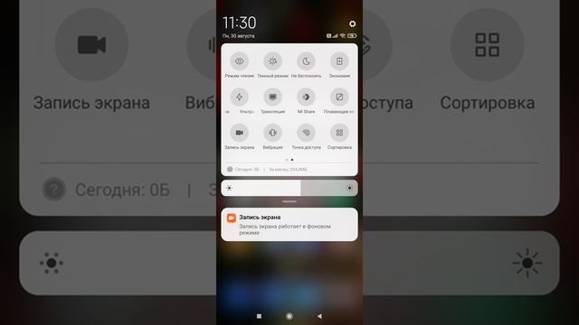 Включаем микрофон на записи экрана Xiaomi без преложений