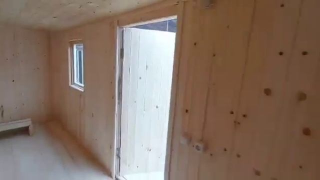 бытовка 6х2.3 распашонка без перегородок, отделка снаружи профлист, внутри вагонка смотреть онлайн