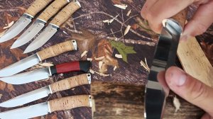 Акция на ножи из стали VG10/9ХС/ Тест по рогу лося  сталь VG10