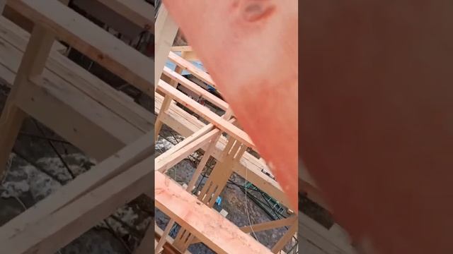 Каркасный дом 14х9,5м со вторым светом. Фасад фиброцементные панели Фибротек. Часть 1 смотреть онлайн