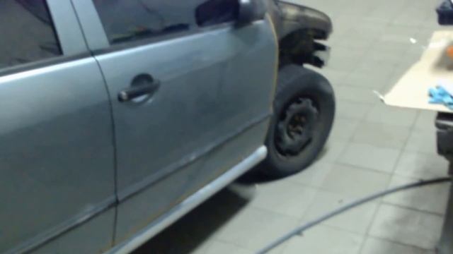 Ремонт и покраска SKODA FABIA смотреть онлайн