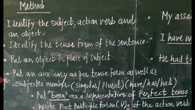 Std 11th&12th- English #Grammar #Voice- #Perfect Tense